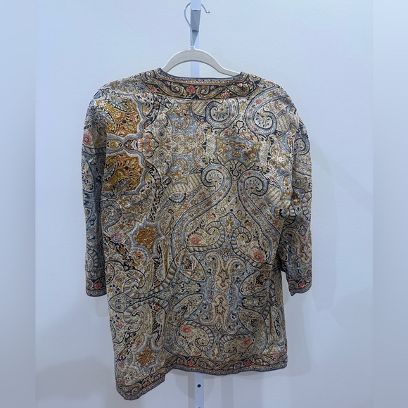 Cleobella Kaleidoscope Paisley Wrap / Kimono – Size S (XS/S) NWT Boho Cover‑Up - Picture 7 of 8